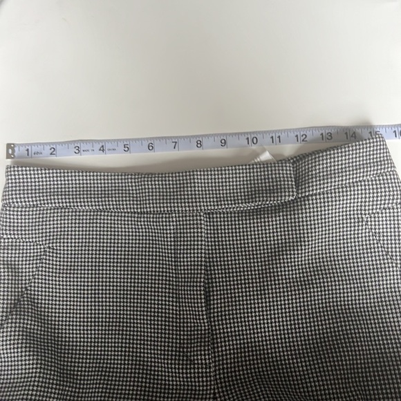 Zara Wide Leg Houndstooth Pants - Picture 6 of 7